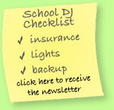 School DJ Checklist
